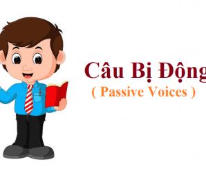 Câu bị động trong Tiếng Anh ( Passive Voices )